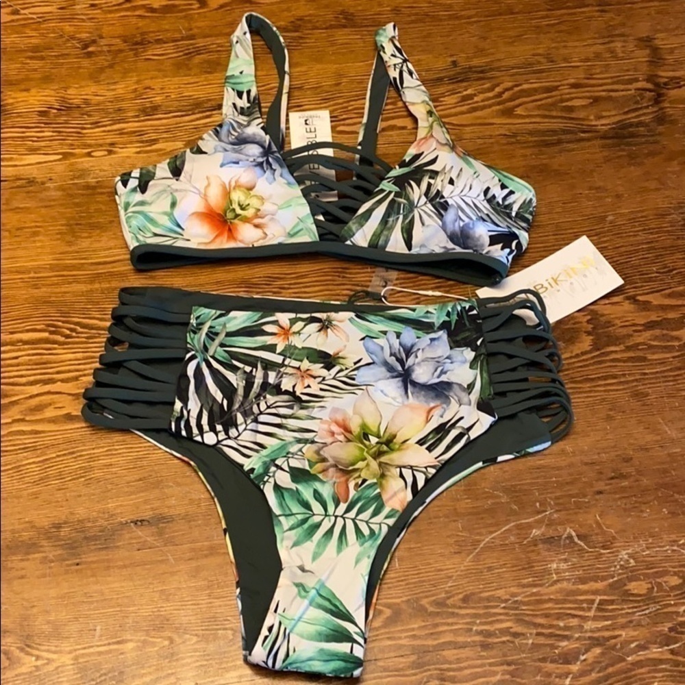 𝅺TINIBIKINI reversible bikini